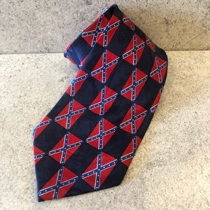 Steven Harris Rebel Confederate Flag Tie